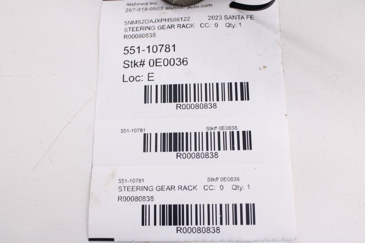 2021-2023 Hyundai Santa Fe SEL 2.5L AWD Power Steering Gear Rack and Pinion 22K - Alshned Auto Parts