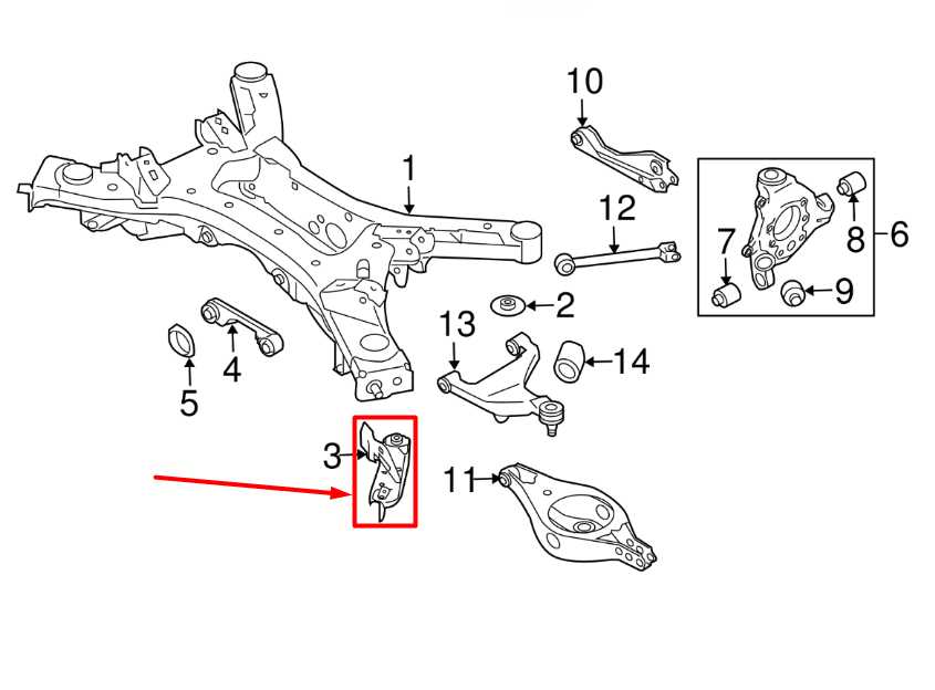 2013-24 Nissan Pathfinder SV FWD Rear LH and RH Differential Mount Stay Bracket - Alshned Auto Parts