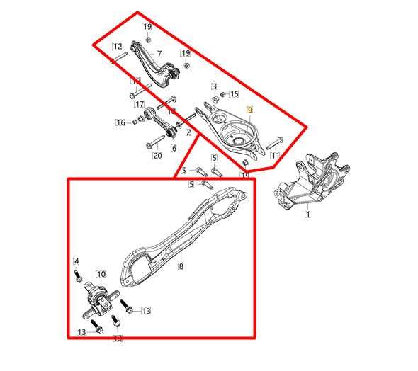 17-24 Chrysler Pacifica Rear Left Suspension Control Arm Set of 3 68218021AA OEM - Alshned Auto Parts