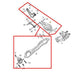 17-24 Chrysler Pacifica Rear Left Suspension Control Arm Set of 3 68218021AA OEM - Alshned Auto Parts