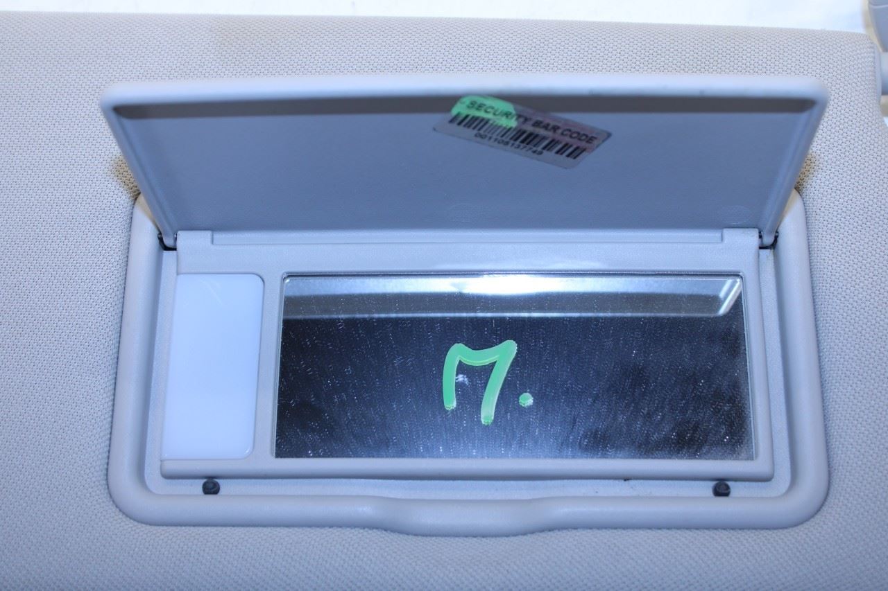 15-19 Nissan Murano Platinum Front RH and LH Sun Visor w/ Illuminated Mirror Set - Alshned Auto Parts