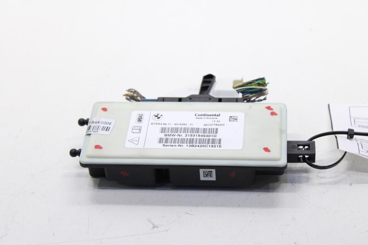 2013-2015 BMW 750I xDrive Air Bag SRS Restraints Computer Control Module 65-77-9-319-493 OEM - Alshned Auto Parts