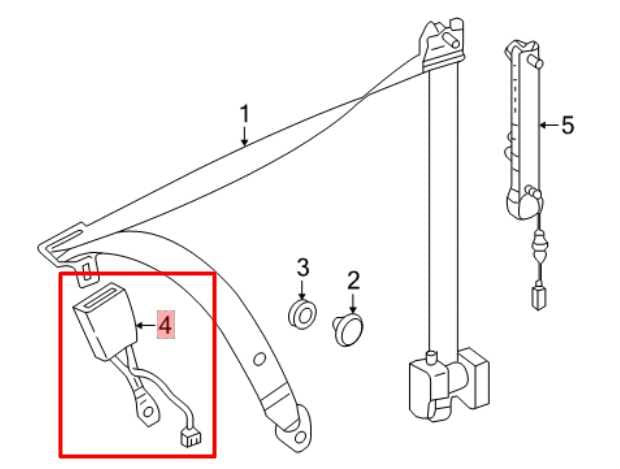 2010-16 Mercedes-Benz E350 Sport 4Matic Front Passenger RH Side Seat Belt Buckle - Alshned Auto Parts