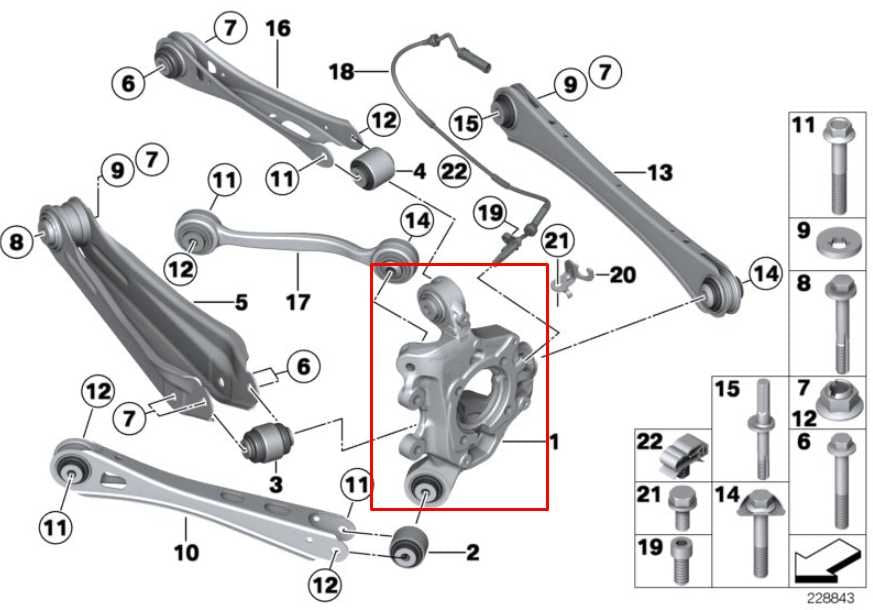 2011-2017 BMW X3 xDrive28i Rear Left Driver Side Spindle Knuckle Hub 33406797569 - Alshned Auto Parts
