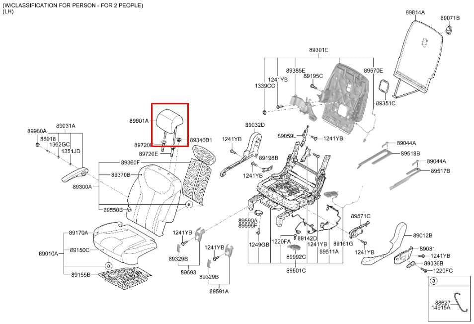 20-22 Hyundai Palisade Limited 3.8L Rear Driver Left Side 2nd Row Seat Headrest - Alshned Auto Parts