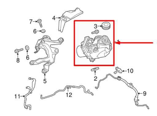 2016-2023 Nissan Maxima 3.5L Power Steering Pump 49110-4RA5A OEM - Alshned Auto Parts