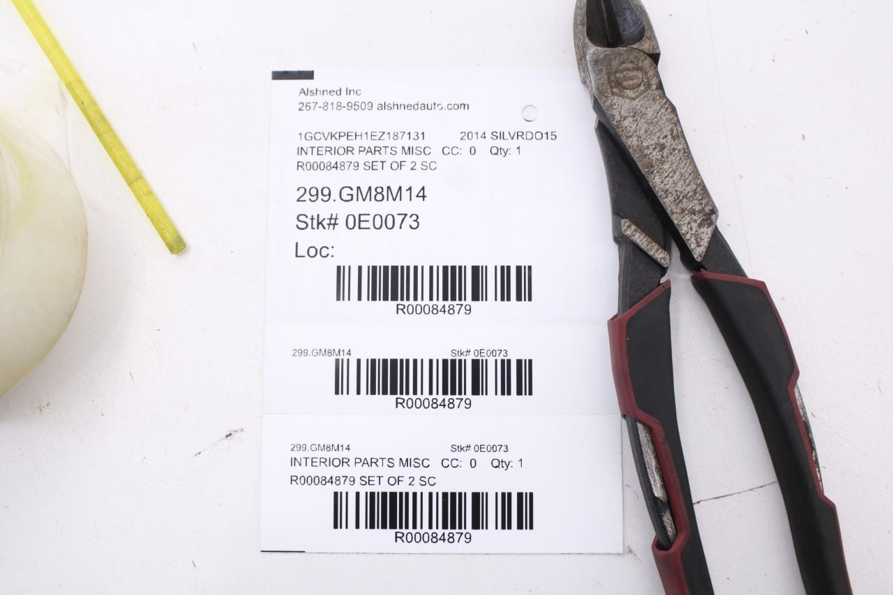 2014-2019 Chevrolet Silverado 1500 2WT Front RH and LH A-Pillar Molding 2348372919