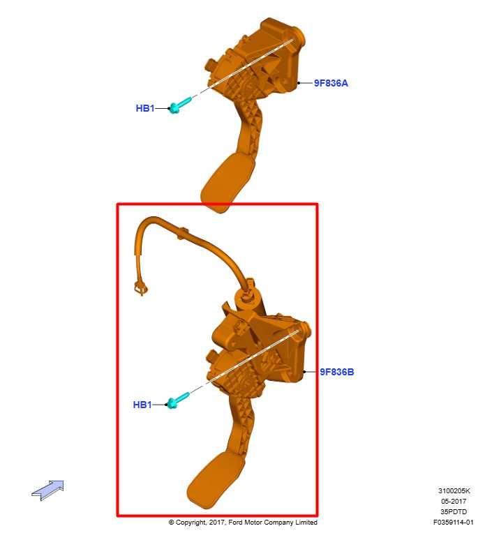 2018-2020 Ford Expedition Limited 3.5L 4WD Accelerator Throttle Gas Pedal Sensor - Alshned Auto Parts