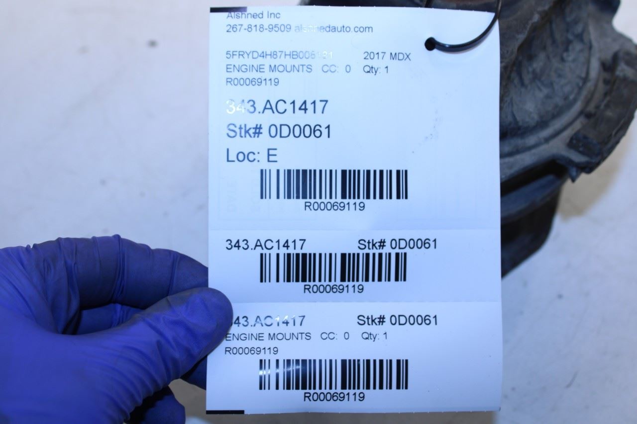 2014-2020 Acura MDX Advance 3.5L AWD Rear Engine Motor Mount 50810-TZ5-A03 OEM - Alshned Auto Parts