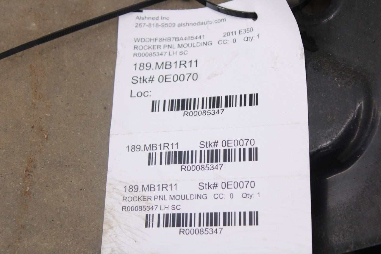 2010-2013 Mercedes-Benz E350 Luxury 4Matic Left Rocker Panel Molding 2126980054 - Alshned Auto Parts