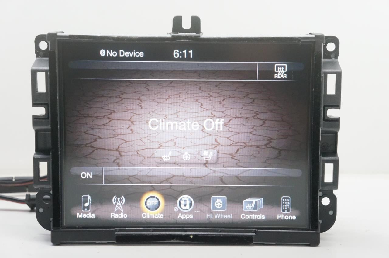 2016 Jeep Cherokee Audio Radio Media Receiver Uconnect w/ 8.4 Display 68249986AH - Alshned Auto Parts