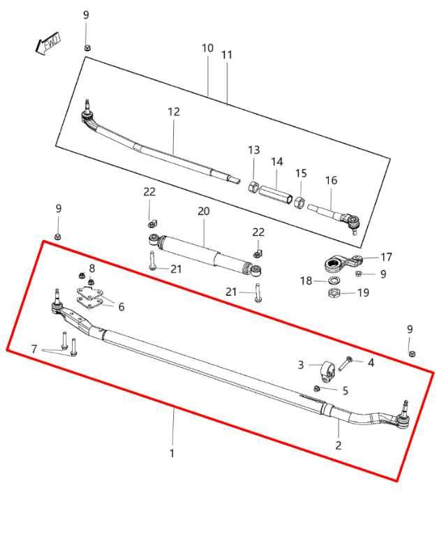 14-23 Ram 2500 Tradesman Crew Cab 6.4L 2WD Steering Tube Drag Link Outer Tie Rod - Alshned Auto Parts