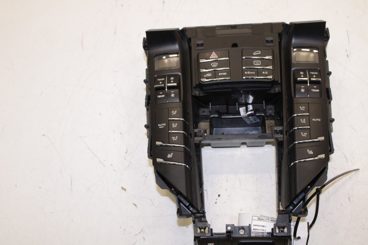 13-14 Porsche Cayenne Platinum AWD Console AC Heater Temperature Climate Control - Alshned Auto Parts