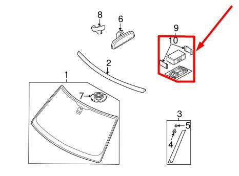 2005-2009 Land Rover Range Rover Front Windshield Rain Sensor YDB500320 OEM - Alshned Auto Parts