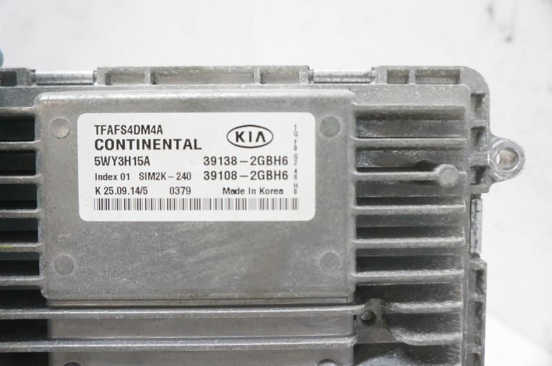 14-15 Kia Optima GL 2.4L Engine Computer Control Module ECU ECM 39108-2GBH6 OEM - Alshned Auto Parts