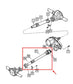 2000-02 Jeep Wrangler Sport 4.0L Front Axle Drive Propeller Shaft 52098378AC OEM - Alshned Auto Parts