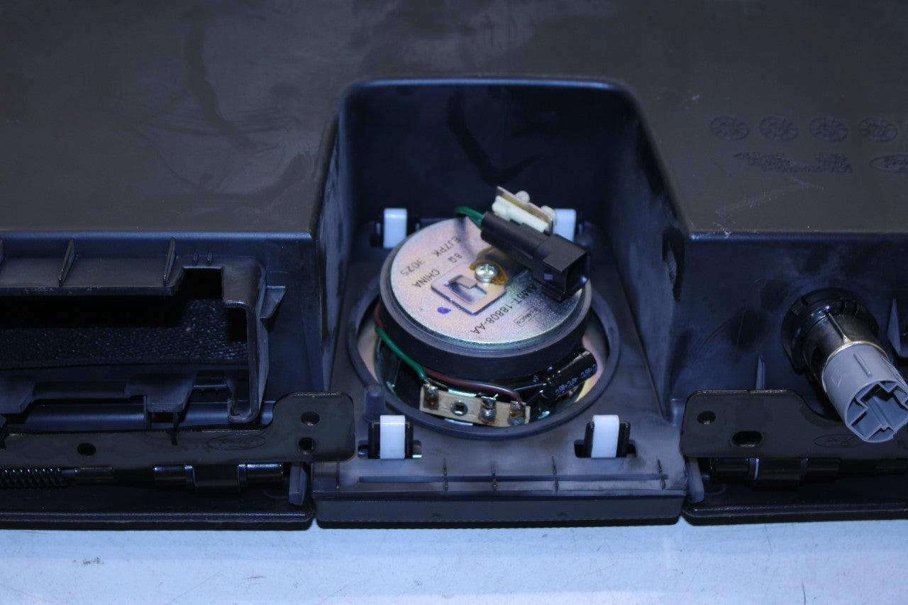 13-16 Ford F250 Lariat Crew Cab Center Dash Upper Storage Compartment w/ Speaker - Alshned Auto Parts