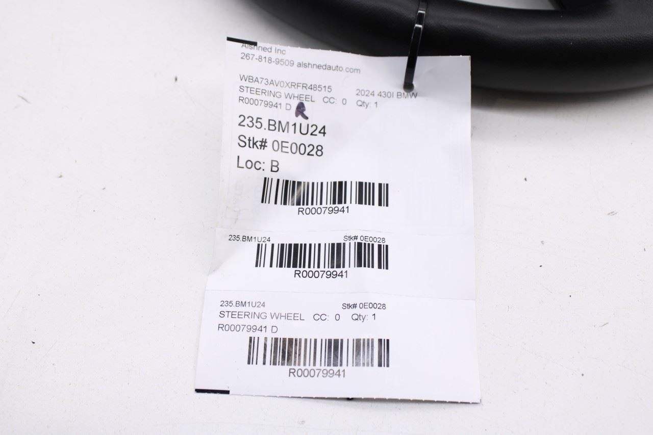 2023-24 BMW 430i xDrive Gran Coupe Steering Wheel LEA w/ Control Buttons *ReaD* - Alshned Auto Parts