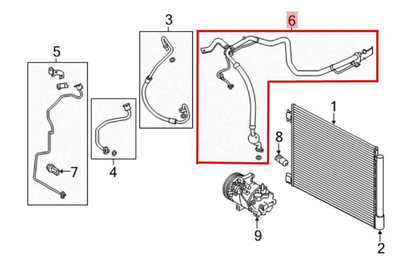 2017-22 Nissan Rogue Sport SL 2.0L AWD AC Conditioning Heat Exchanger Hose Pipe - Alshned Auto Parts