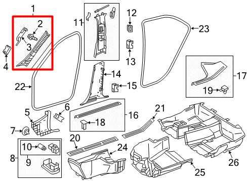 10-13 Mercedes-Benz E350 Sport Front Right and Left Side A-Pillar Trim Cover Set - Alshned Auto Parts