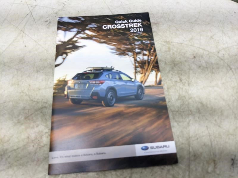 2019 Subaru Crosstrek Owners Manual Set with Case MSA5M1907A OEM - Alshned Auto Parts