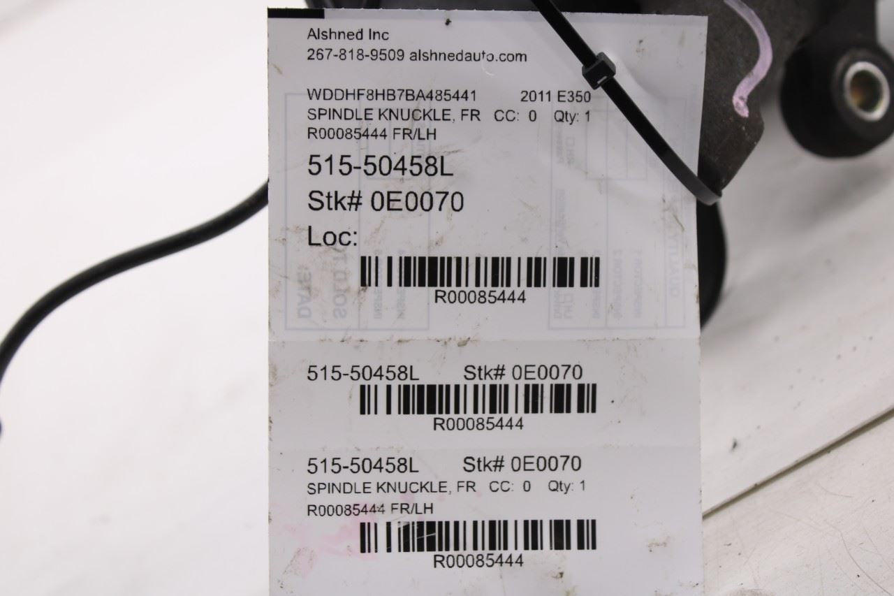 2010-2011 Mercedes-Benz E 350 Luxury 4Matic Front Left Side Spindle Knuckle Hub10