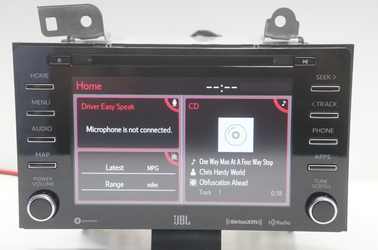 2018-2020 Toyota Sienna JBL Audio Radio Receiver w/ Display 86140-08210 OEM - Alshned Auto Parts