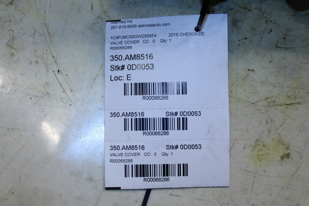 14-22 Jeep Cherokee 3.2L Right Side Engine Cylinder Head Valve Cover 05184068AJ - Alshned Auto Parts