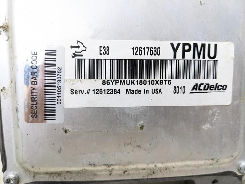 08-09 Chevrolet Silverado 1500 Engine Computer Control Module ECU ECM 12612384 - Alshned Auto Parts