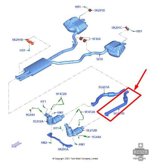 20-25 Ford Explorer Police 3.3L AWD Front Left Exhaust Pipe N1MZ-5G203-A *ReaD* - Alshned Auto Parts