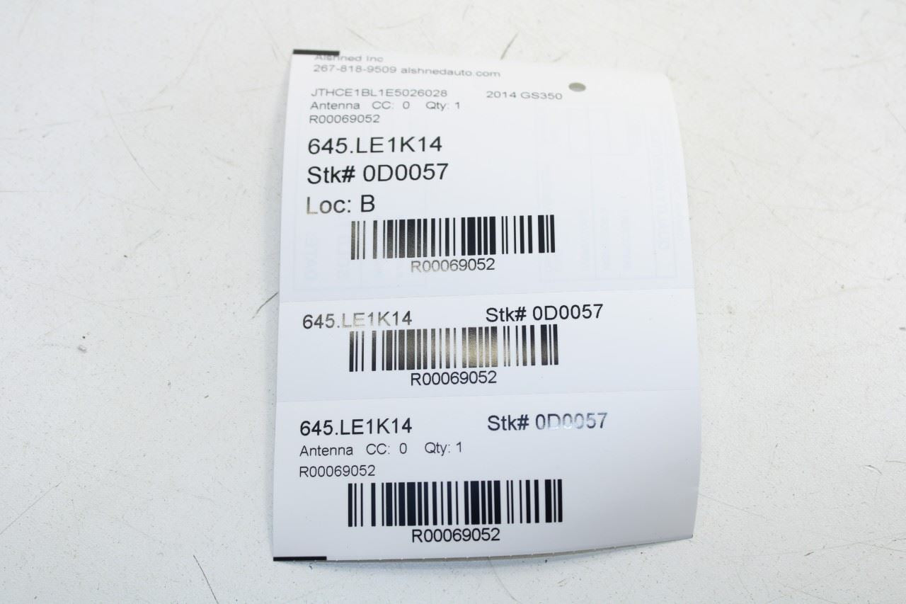 2013-2015 Lexus GS350 Roof Exterior Shark Fin Antenna 86760-30230-J0 OEM - Alshned Auto Parts