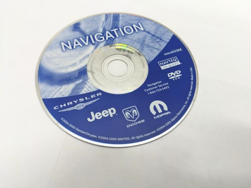 2006-2007 Jeep Liberty DVD Navigation Map Disc 05064033AE OEM - Alshned Auto Parts