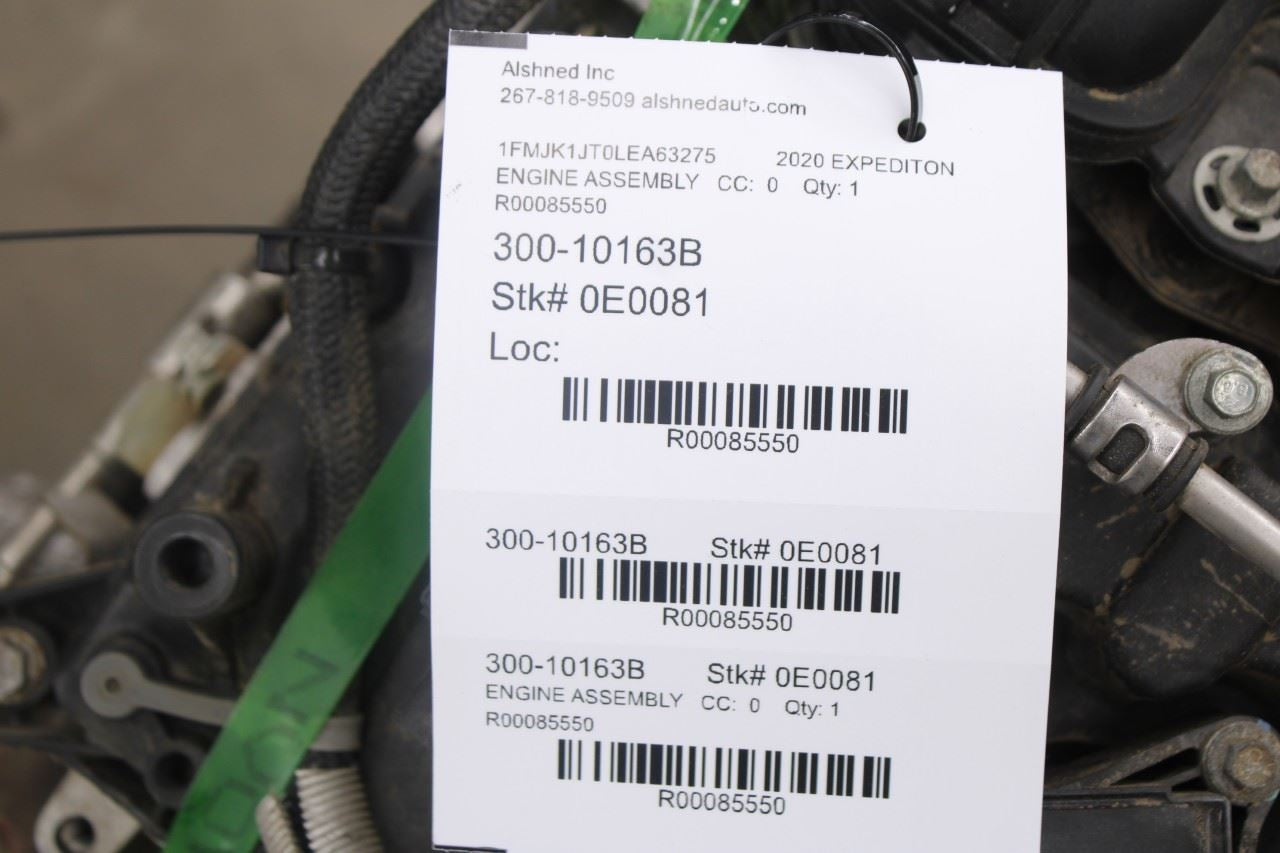 2018-2021 Ford Expedition Max XLT 3.5L turbo Engine Motor VIN T 8th digit 152K23