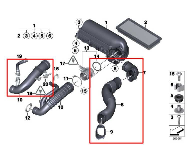 11-16 Mini Countryman Cooper S 1.6L Air Intake Cleaner Duct Tube 13-71-9-804-2461