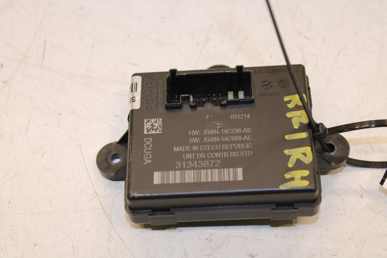 2015-2016 Volvo S60 T5 Premier Rear Right Side Door Control Module 31343872 OEM - Alshned Auto Parts