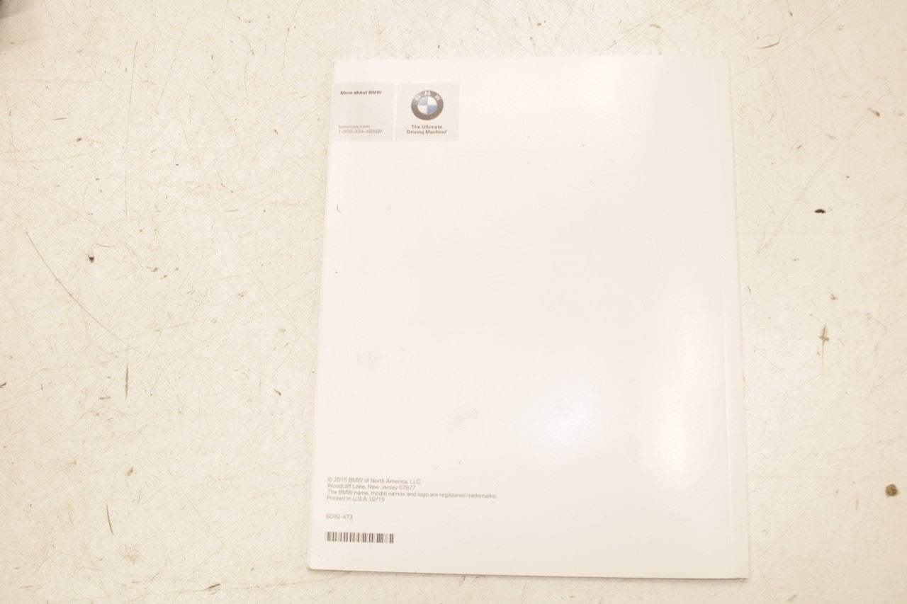 2016 BMW X3 xDrive28i Owners Manual Set with Case R72837 - Alshned Auto Parts