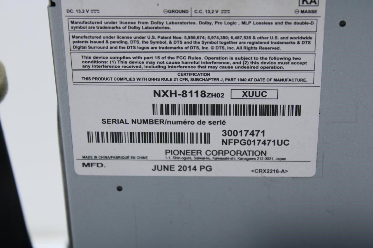 13-15 Acura RDX Audio Radio Faceplate Control Panel w Receiver 39540-TX4-A030-M1 - Alshned Auto Parts