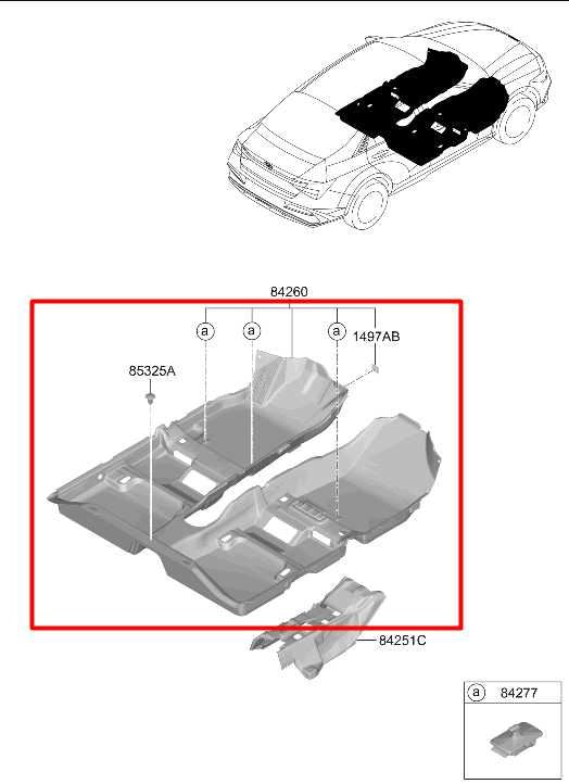 2021-2026 Hyundai Elantra SE 2.0L FWD Front and Rear Floor Carpet Liner Covering1