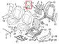 2012-2015 Mini Cooper Front Left Driver Side Seat Headrest 52-10-7-306-993 OEM - Alshned Auto Parts
