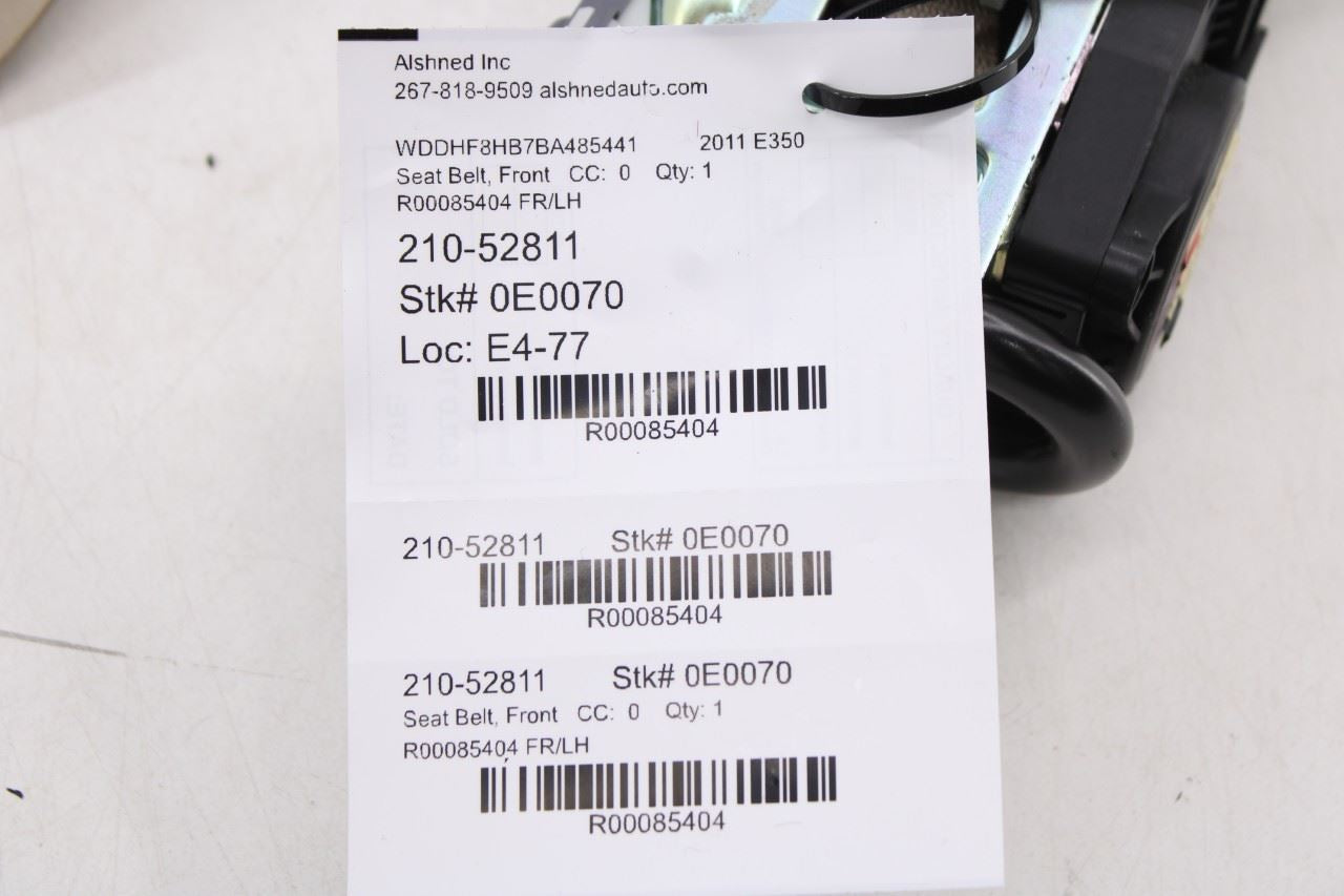 2010-13 Mercedes-Benz E350 Luxury 4Matic AWD Front Left Side Seat Belt Retractor15