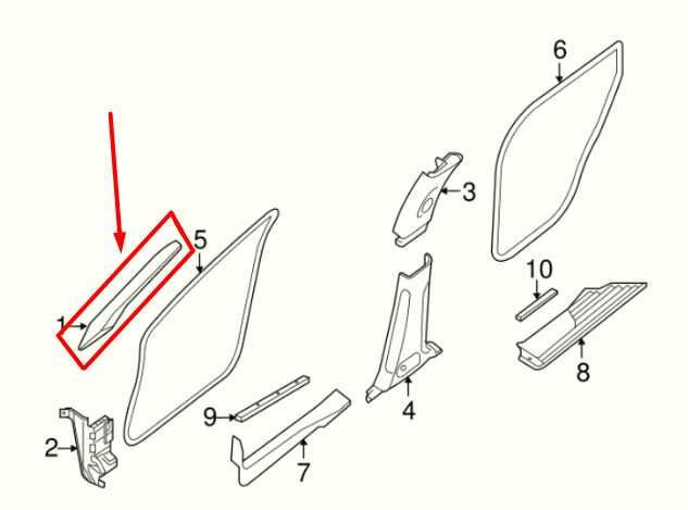 2013-20 Nissan Pathfinder Front Left Windshield A-Pillar Trim Panel 76912-3JA0A - Alshned Auto Parts