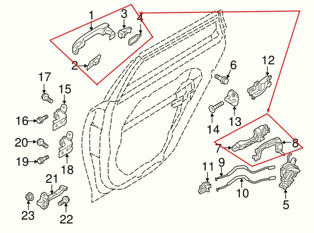 2016-2020 Kia Optima LX Rear Left Driver Side Door Exterior Handle 82651-D5000 - Alshned Auto Parts