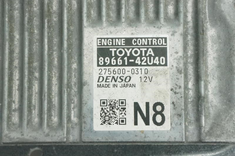 2013-2015 Toyota RAV 4 Engine Computer Control Module ECU ECM 89661-42U40 OEM - Alshned Auto Parts