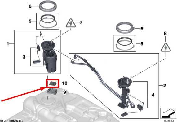 14-18 BMW X5 xDrive35i Fuel Leak Diagnosis Module Temperature Sensor 16137274148 - Alshned Auto Parts
