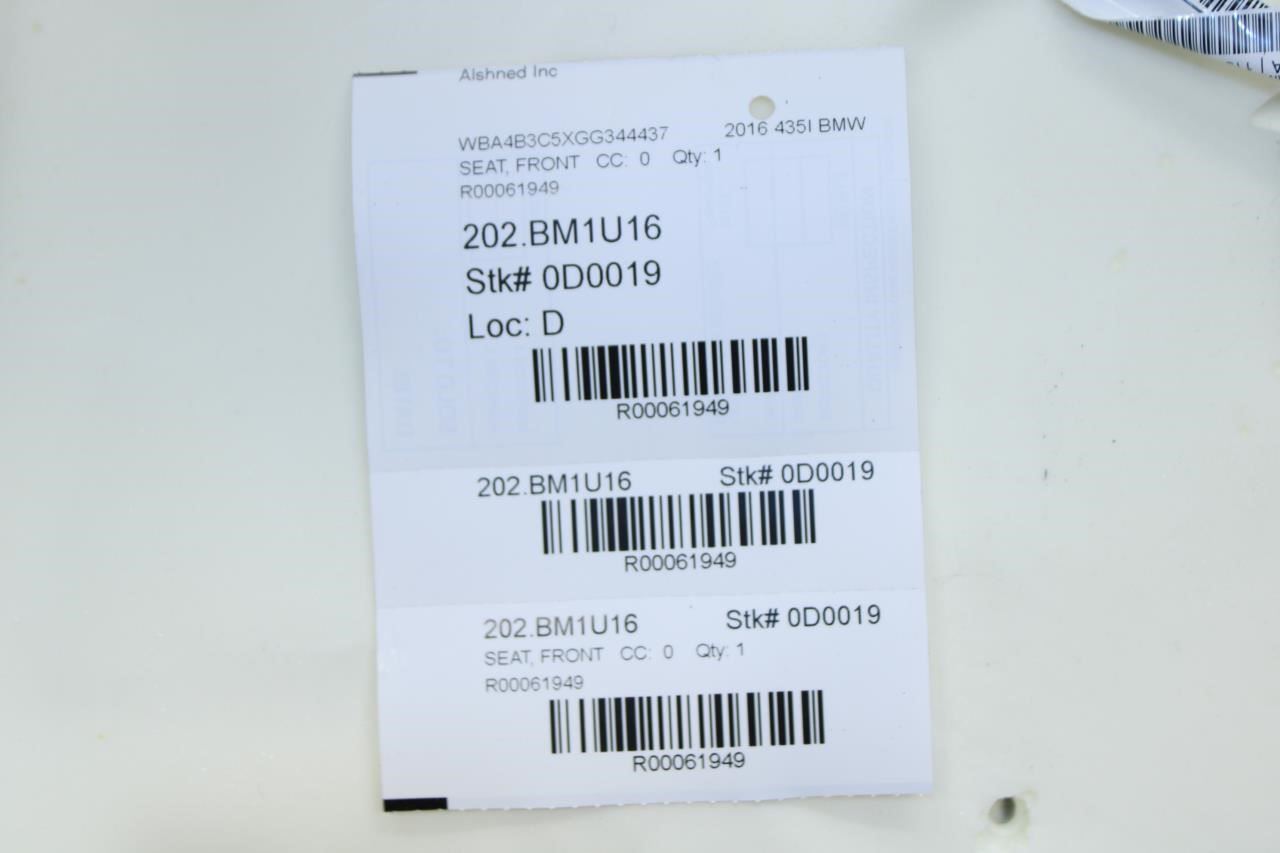2015-2016 BMW 435i Gran Coupe xDrive Front & Rear Seat Leather Complete Set - Alshned Auto Parts