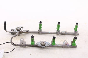09-20 Nissan Murano Platinum 3.5L Fuel Rail w/ Injectors 17521-JA10D 16600-JA10A
