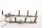 09-20 Nissan Murano Platinum 3.5L Fuel Rail w/ Injectors 17521-JA10D 16600-JA10A0