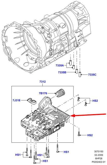 10-12 Land Rover Range Rover HSE 5L 6-Spd Auto Transmission Valve Body w Oil Pan1