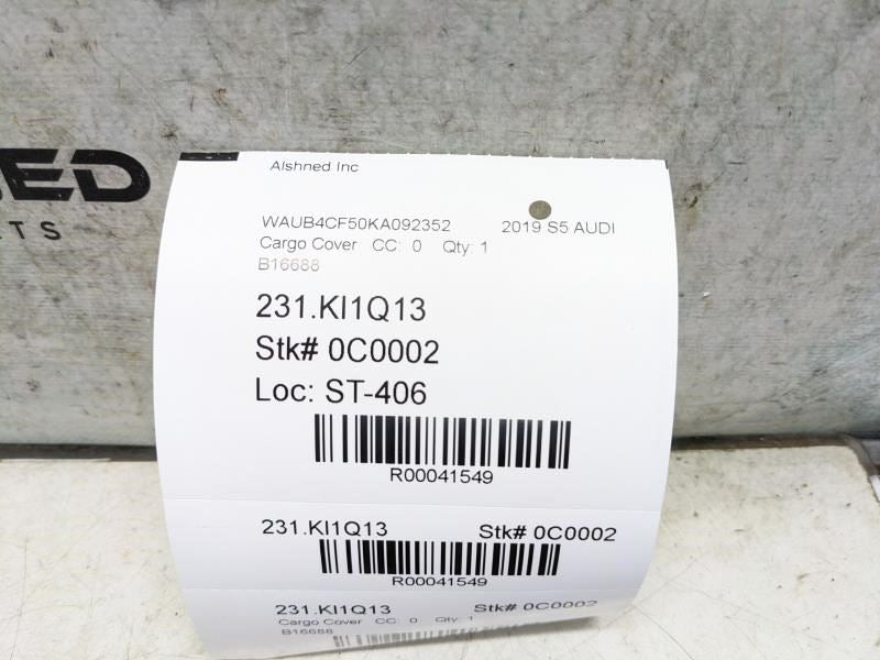 18-20 Audi S5 Premium Front and Rear 2nd Row Floor Carpet Liner 8W1-863-021-WZ5 - Alshned Auto Parts