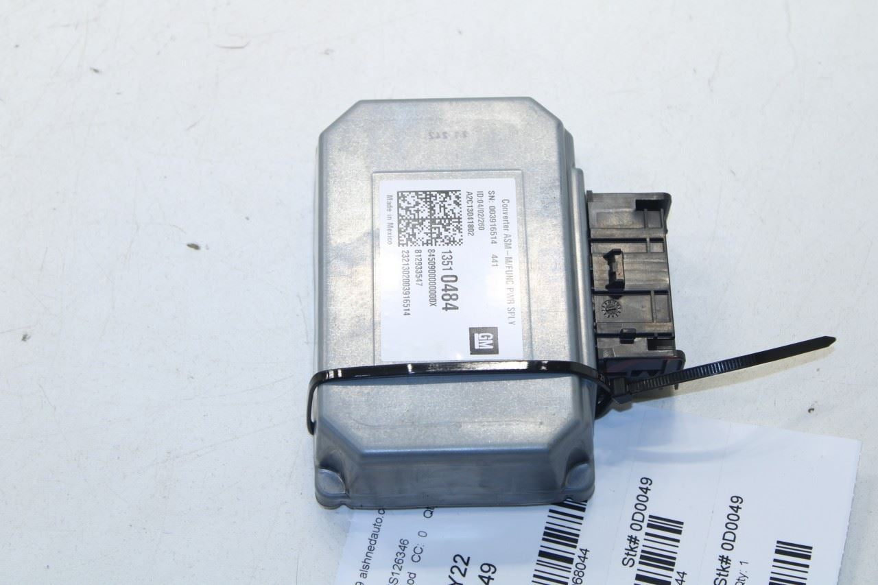 2019-2024 Chevrolet Blazer 2LT Power Supply Voltage Inverter Converter Module - Alshned Auto Parts